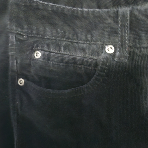 J Jill  Boot Cut  Women's Size 8 Mid-rise  Corduroy  Jeans  Black - Picture 14 of 15